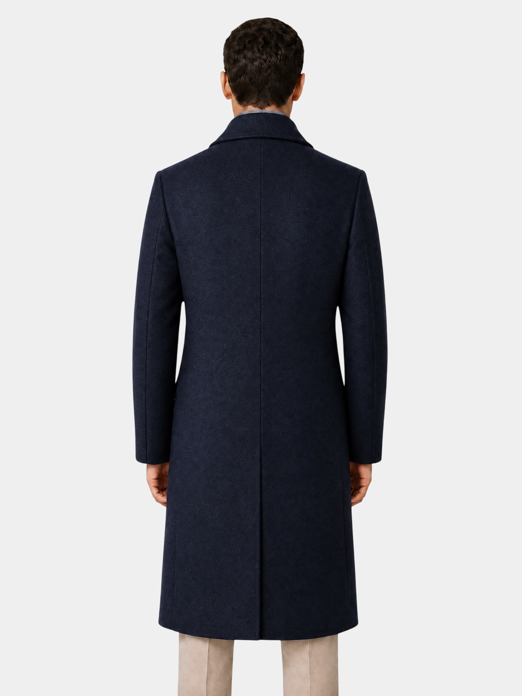 Ckesemen Long Wool Pea Coat