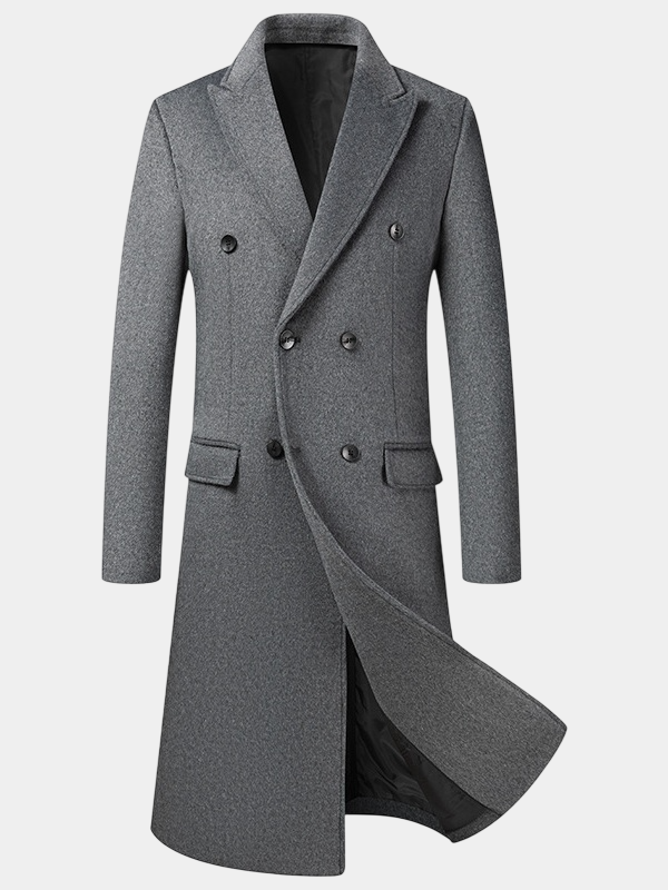 Ckesemen Long Wool Pea Coat
