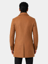 Ckesemen Double Breasted Slim-Fit Wool Coat