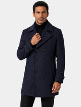 Ckesemen Double Breasted Slim-Fit Wool Coat