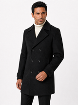 Ckesemen Double Breasted Slim-Fit Wool Coat