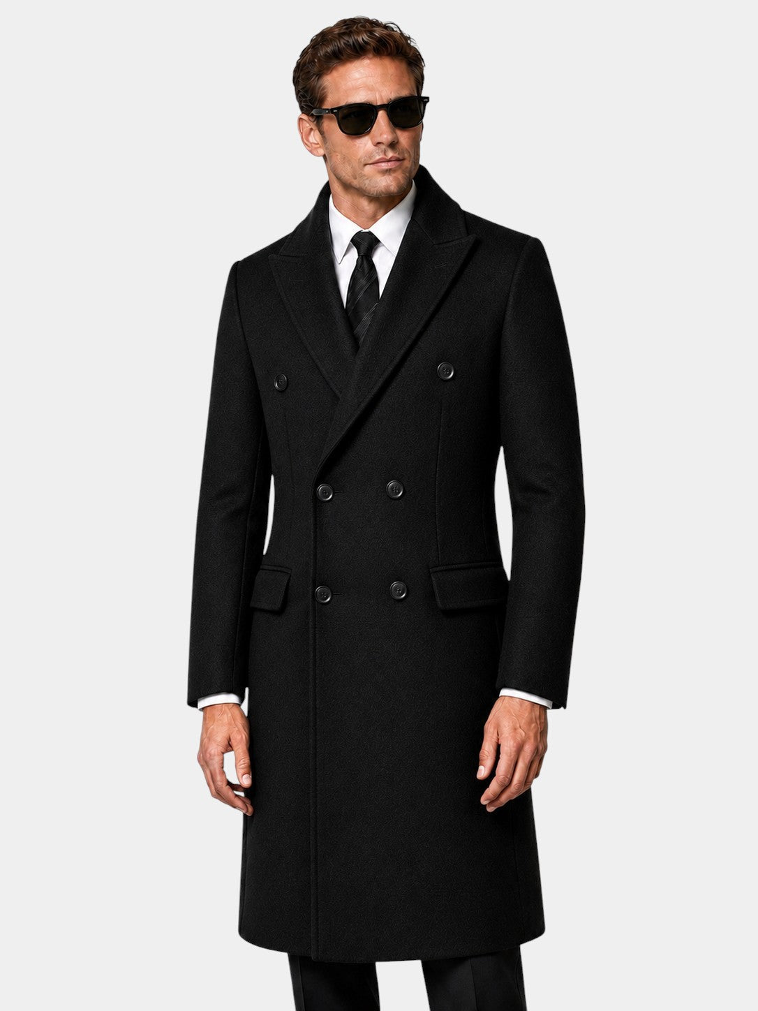Ckesemen Long Wool Pea Coat