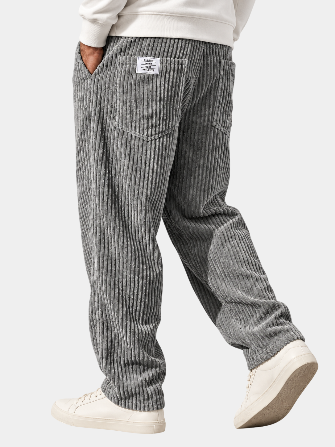 Relaxed Thick Fit Corduroy Drawstring Pants