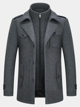Ckesemen Double Layer Wool Coat