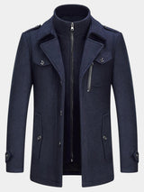 Ckesemen Double Layer Wool Coat