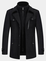 Ckesemen Double Layer Wool Coat