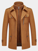 Ckesemen Double Layer Wool Coat