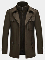 Ckesemen Double Layer Wool Coat