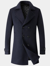 Ckesemen Double Breasted Slim-Fit Wool Coat